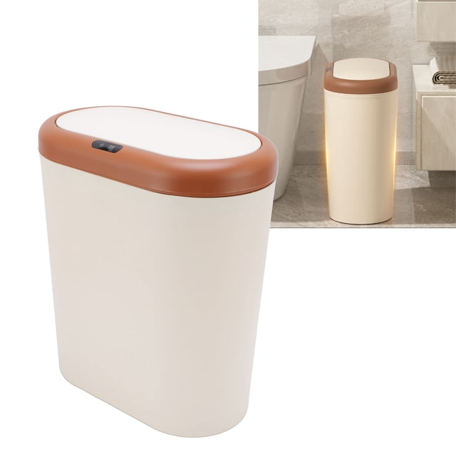 Smart Sensor Trash Cat, IPX5 Sensor Inteligente Resistente Al Agua Basura de Basura de 12.5 Tarde para el Baña
