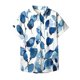 thumbnail image 4 of Fiudx Liquidación de Ahorros de Verano Blusas de Manga Corta Estampadas Informales Regulares para Mujertop, 4 of 4