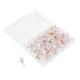 thumbnail image 4 of Injueey 100 uds, pasador transparente de oro rosa, pasador de bola transparente fino, pasador fijo duradero con alta para papel de cartulina, 4 of 6