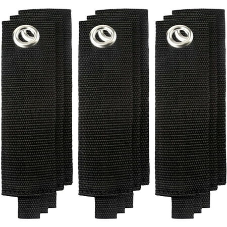 

TOYMYTOY 10pcs Nylon Heavy Duty Bandage Household Storage and Finishing Bandage Hanging Style Heavy Storage Bandage (50x508mm Black Holes Random Color)