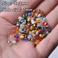 thumbnail image 4 of U8MO Teardrop 5x3 7x5 12x8 15x10 18x12mm Faceted Crystal Glass Loose Crafts Beads lot-15x10mm(20pcs)-Metal Colorized, 4 of 8
