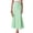 Green, variant on Long Flowy Skirts for Women High Waist Mini Skirt Breathable Solid Color with Zipper Regular Fit Skirt for Work and Office S-2XL