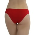 thumbnail image 2 of ToBeInStyle Women's Pack of 6 Bikini Briefs with Bedazzled Utama Flower, 2 of 3