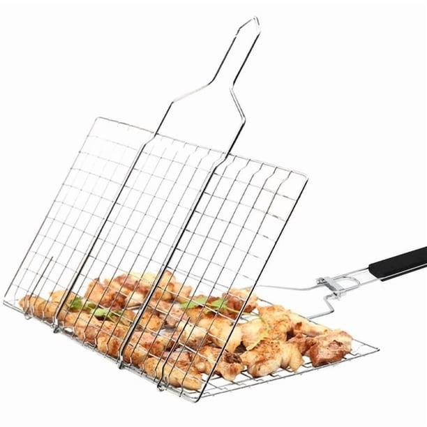 Parrilla Antiadherente para Barbacoa, Alfombrilla para Parrilla, Utensilios para Barbacoa y Picnic