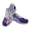 Bingo Ball Pattern, variant on FUIALDOLG Mesh Running Shoes for Walking, Breathable Low Top Athletic Sneakers for Women and Men, Purple Rose Floral Print