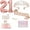 21 st, variant on 16 st Birthday Decorations for Her, Including 16 st Birthday Sash and Tiara, Cake Topper, Candles, 16 Year Old Gifts for Her,Accompanying Beautiful Gift Box(Rose Gold)