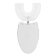 thumbnail image 1 of Cepillo de dientes eléctrico ultrasónico recargable de silicona en forma de U para blanquear los dientes (blanco), 1 of 14