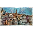 thumbnail image 2 of Bolokofsky, Ronald 14x10 Gold Ornate Wood Framed with Double Matting Museum Art Print Titled - Porto, 2 of 4