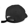 thumbnail image 4 of Daxton Premium Mid Profile Hat Semi Curved Visor Black Cap Black Gold Gothic Embroidered, Letter Q, 4 of 4