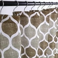 Haperlare Extra Long Shower Curtain 96 inch Long Geometric Heavy Duty
