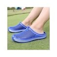 thumbnail image 6 of Gomelly Women Slippers Hollow Out Clogs Sandals Backless Beach Slipper Comfortable Casual Shoes Unisex Men Slides Blue 6, 6 of 9