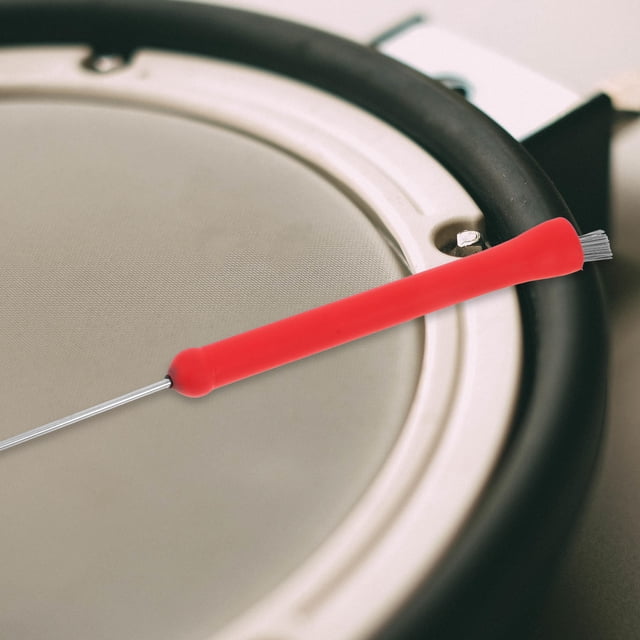 OUNONA Drum Set Accessories 1Set Jazz Brushes In Red Color Featuring Ergonomic Design And Quiet Playing Experience