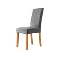 thumbnail image 5 of 1/6pc Velvet Fabric Big Elastic Chair Cover Washable Dining Chair Covers Stretch Seat Case Office Chair Covers Home Decor Case, 5 of 7