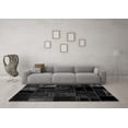 thumbnail image 3 of Ahgly Company Indoor Round Patchwork Gray Transitional Area Rugs, 8' Round, 3 of 4
