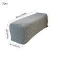 thumbnail image 3 of Sofa Arm Covers 2 Pack Stretch Elastic Armrest Covers Protector for Furniture Stain Resistant Sofa Armrest Protectors Slipcovers Washable Couch Arm Covers for Living Room Home Decor Set of 2, 3 of 5