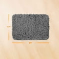 thumbnail image 2 of LKYUHGS-White Bathroom Rugs \u2013 Thick Chenille Bath Mats | Absorbent and Washable Bath Rug Non-Slip, Plush and Soft Rugs for Bathroom, Kitchen, Shower, Sink - 17" x 24", 2 of 4