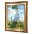 thumbnail image 2 of DECORARTS - The Walk, Woman with a Parasol (1875) by Claude Monet. Classic Art Reproduction, Giclee Print on Canvas. Ready to Hang Framed Wall Art for Wall Decor. Total Size w/ Frame: 30x26", 2 of 6