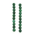 thumbnail image 2 of Bead Landing Green Reconstituted Dyed Stone Round Beads - 9.6mm Gemstone Beads for Bracelets, Necklaces & DIY Jewelry Projects, 8" Strands, 12 Pack, 2 of 2