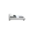 thumbnail image 5 of Meridian Furniture Hyde Contemporary Boucle Fabric Twin Bed in Cream, 5 of 10