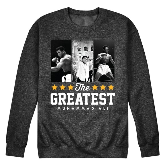 Muhammad Ali - Boxing Legend - The Greatest Champ - Men's Crew Neck Fleece Pullover