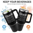 thumbnail image 3 of Chaos Coordinator Tumbler Teachers Tumbler Teacher Appreciation Gifts Funny Teacher Gifts Thank You Gifts For Teachers Chaos Coordinator Gifts For Men 40OZ Tumbler With Stra, 3 of 6