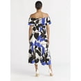 thumbnail image 2 of Sofia by Sofia Vergara Women's Ruffle Off Shoulder Maxi Dress, Above Ankle Length, Sizes XS-XXXL, 2 of 4