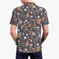 thumbnail image 4 of Daiia Wildflowers Pattern Men’s Polo Shirts,Solid Deck Shirt,Classic Fit, Breathable Cotton Polo for Casual and Sport Wear-Medium, 4 of 9