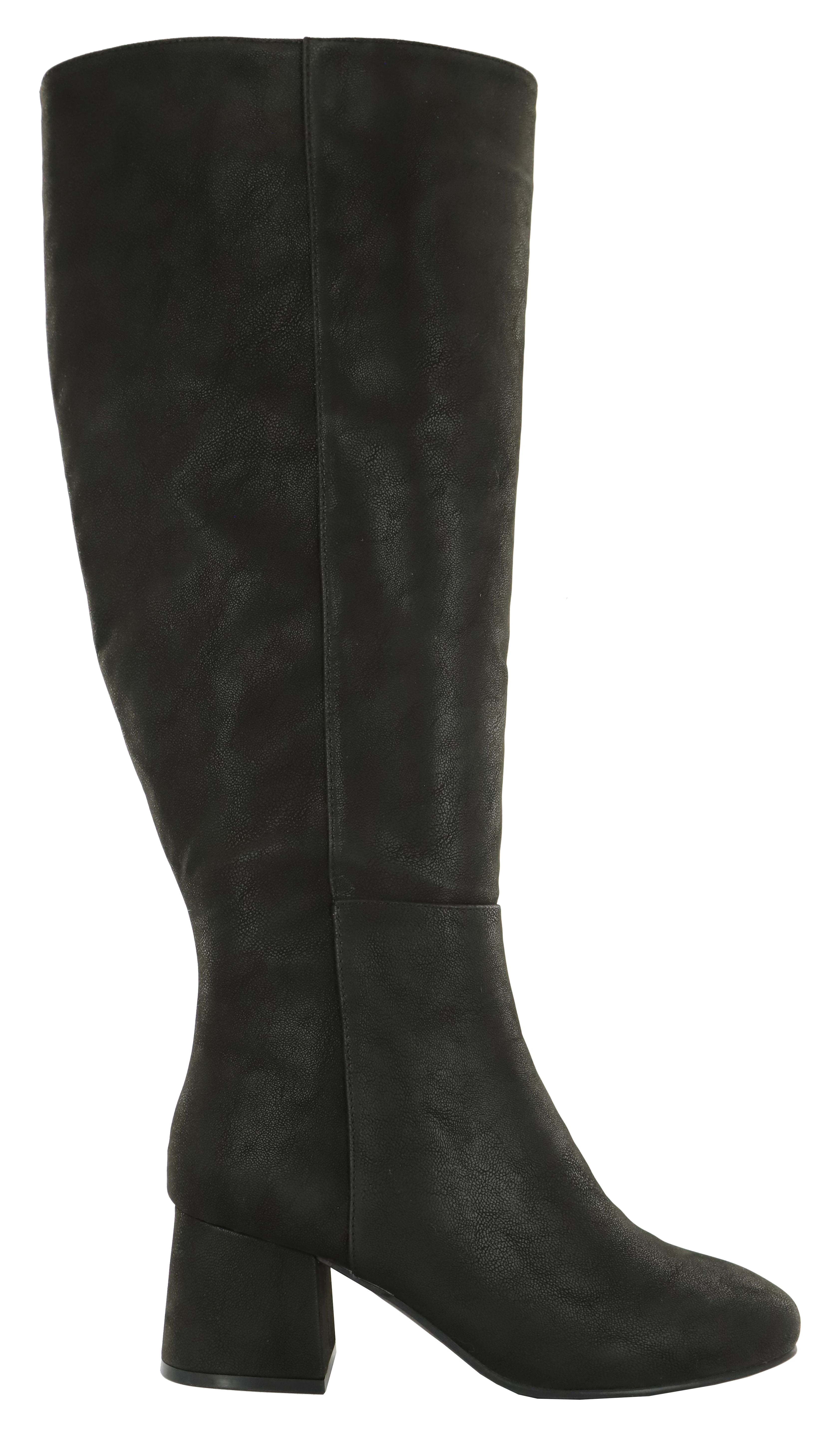 Eloquii Elements Women's Wide Calf Block Heel Dress Boots