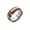 Rugby, variant on Sports Ball Pattern Band Rings for Women Men Stainless Steel Silver Printed Wide Athletic Unique Statement Personalized Gift Jewelry Baseball 11