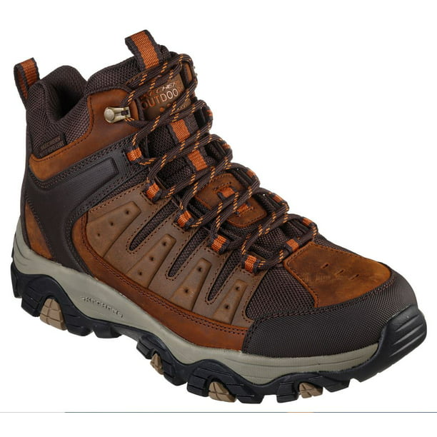 Skechers Men's Pine Trail Water Resistant Hiking Boot - Walmart.com