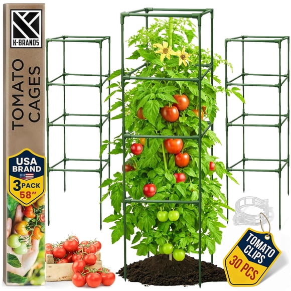 Soporte para Plantas Cuadrado K-Brands 3 Unidades 147 cm