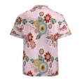 thumbnail image 3 of High Quality Hawaiian Shirts for Men Short Sleeve Aloha Beach Shirt Floral Summer Casual Button Down Shirts Blouses KDK2UN, 3 of 7