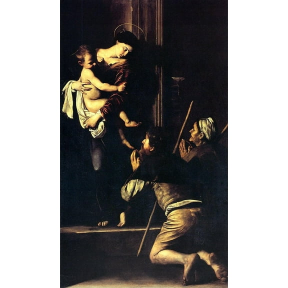 Caravaggio "Madonna DiLoretto" Wall Decal