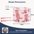 thumbnail image 2 of Lamp Shades Set of 2 Easy Assembly Retro Cowgirl flowers ornament style for paper Drum Lampshades for Table Lamps Floor Lamps Pendant Light 13"x13"x10" Replacement Lamp Shade, 2 of 8