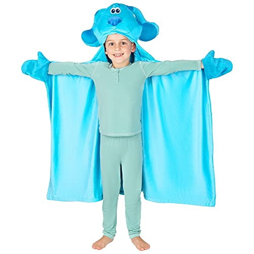 Blue's Clues Kids Hooded Throw Blanket, Wearable Plush