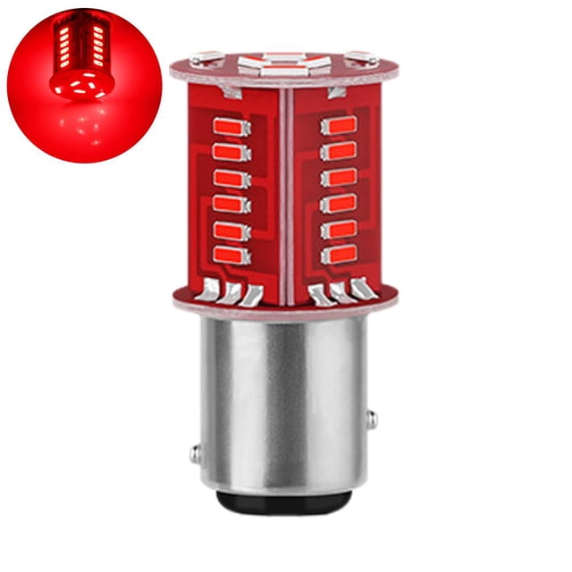Motorcycle LED Tail Light 12V, High Brightness, Multifunctional (Constant, Flashing, Brake Light), Stylish Design, for DC 12V - White, Red, Green, Blue Options