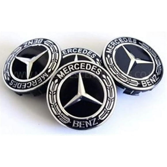 4pcs set Mercedes Benz wheel center cap badge chrome hub cap,2024 Ping