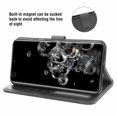 thumbnail image 3 of Mobile Phone Cover for Samsung S20 Ultra, Cover Premium Pu Leather Tpu Flip Cover Magnetic Closure Card Compartment Stand Function Wallet with Lanyard Protective Cover, 3 of 7