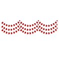 thumbnail image 5 of Yuarrent 1 Juego de guirnalda de corazón, decoración de fiesta con purpurina, decoración del día de San Valentín, pancarta colgante, Rojo 3piezas, 5 of 5