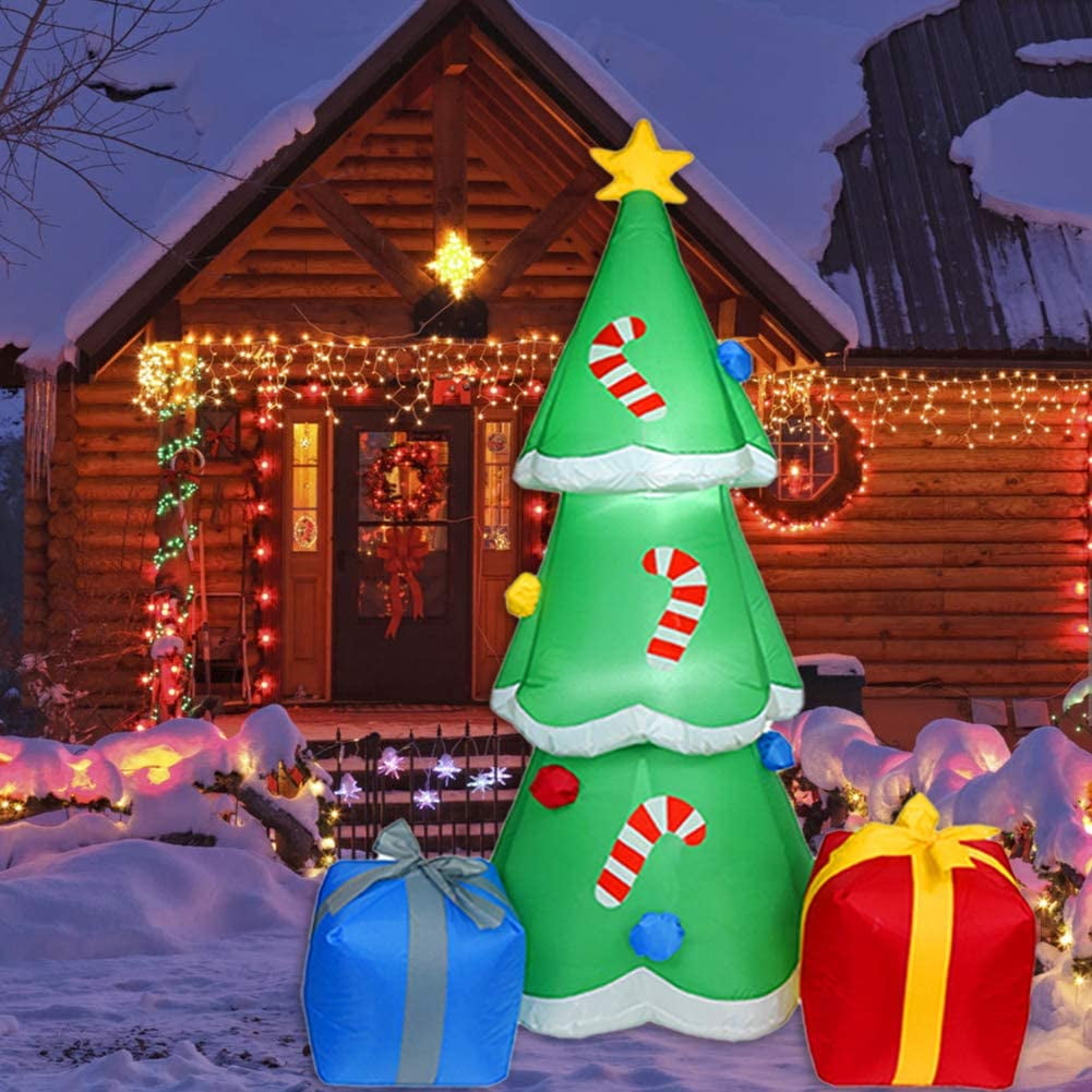 6Ft Christmas Inflatable Tree , Outdoor Inflatable Christmas