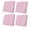 Pink, variant on Outdoor Patio Cushion Covers 4 Pack Green Plaid Patio Chair Cushion Covers with Ties and Zipper Mint Green Grid Stripes Waterproof Outdoor Seat Cushion Covers for Patio Furniture 24"x24"