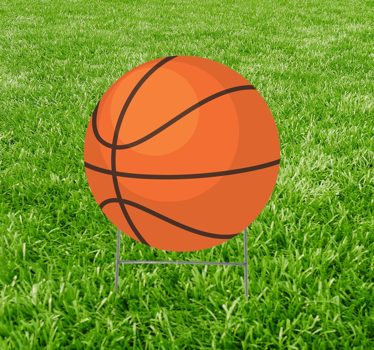 Basketball Yard Sign Icon