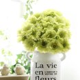 thumbnail image 3 of Bewildely 12 piezas de flores artificiales ramo falso hogar jardín boda de una sola rama interior al aire libre adornos de autoensamblaje Flores artificiales Verde claro Bewildely HA084367-02, 3 of 6