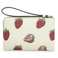 thumbnail image 4 of Coach Women's Small Corner Zip Wristlet with Strawberry Print (Chalk Multi), 4 of 9