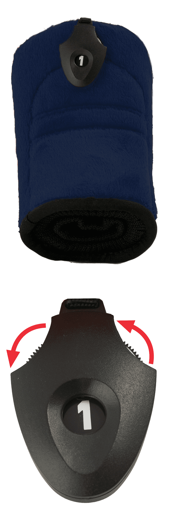 ProActive Sports Golf Form Fit Set Navy Headcover New