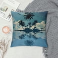 thumbnail image 2 of Throw Pillow Cover Beach Tropical Island Hawaiian Pattern Palm Hawaii Graphic Tree  Pillowcase Home Decorative Square Pillow Case Cushion Cover, 2 of 5