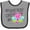 Heather and Black, variant on Inktastic My Great Aunt Loves Me Cute Dragonfly Boys or Girls Baby Bib