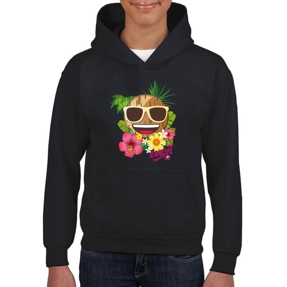 Tropical Summer Hawaiian Fun Icon Youth's Hoodie
