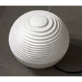 thumbnail image 2 of 14" X 12" White Round Outdoor Ball With Lines And Light, 2 of 3
