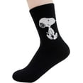 thumbnail image 3 of The Peanuts Snoopy Women and teen girls Cartoon Character Series Licensed Socks Assorted Colors 5 Pack Set Collection, 3 of 7